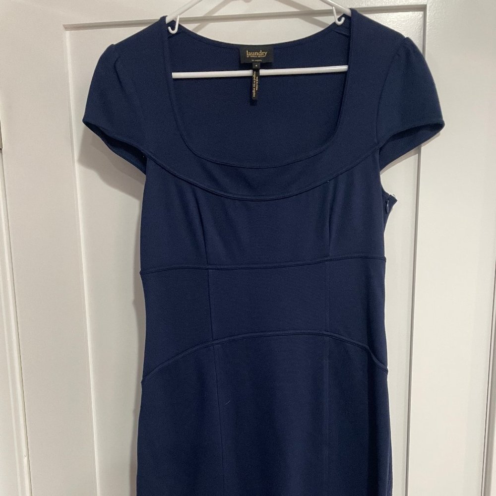 Navy Laundry by Shelly Segal Dress